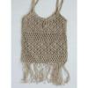 Ralph Lauren Denim Supply Macrame Jute Bag Purse Handbag Hobo Canvas Beach Tote