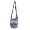 F17 BAG SLING SHOULDER CROSSBODY BEACH BOHO UNISEX SMALL PEACOCK TRAVEL GRAY MEN