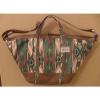 NWT ISABELLA FIORE Beach Horizon Canvas Satchel Bag Handbag NEW (MAKE AN OFFER)