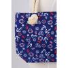 Women Beach Fashion Handbag Shoulder ANCHOR CANVAS Large Day Tote Shopping Bag