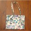 Estro Di Firenze Vintage Italy Floral Berry Bush Vinyl Beach Travel Bag 70s