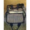 NEW RARE LACOSTE UF FLORIDA GATOR TERRY NAVY BLUE STRIPE BEACH SCHOOL BABY BAG