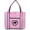 Boston Terrier Heart Fashion Tote Bag Shopping Beach Purse