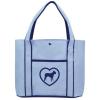 Boston Terrier Heart Fashion Tote Bag Shopping Beach Purse