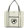 Boston Terrier Heart Fashion Tote Bag Shopping Beach Purse