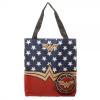 DC Comics Wonder Woman Packable Tote Beach Bag Handbag Reusable Grocery Bag