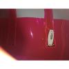 VICTORIA&#039;S SECRET PINK TRANSPARENT JELLY PLASTIC BEACH TOTE BAG PINK