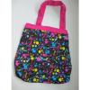 New Loungefly cotton tote bag Paint Splatter Monster bookbag beach