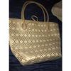 Neiman Marcus Straw Beach Bag Tote