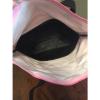 Victoria&#039;s Secret Large Beach Tote Bag Pink And Black Striped