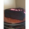 Victoria&#039;s Secret Large Beach Tote Bag Pink And Black Striped