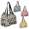 LADIES NICOLE BROWN FLORAL CANVAS SHOPPER/BEACH BAG STYLE - JBCB172DAISY