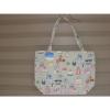 Moda Large Canvas Fashion Beach Tote Travel Bag Handbag Design Brand NEW Beige