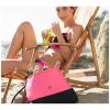 Victorias Secret VS Pink Black Beach Cooler Neoprene Insulated Tote beach bag