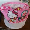 Hello Kitty Tote Bag Foldable Cloth Mesh 9&#034; Tall Beach Vacation Park NWT