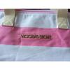 AUTH VICTORIA&#039;S SECRET PINK/WHITE STRIPED X-LARGE TRAVEL BEACH BAG