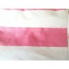 AUTH VICTORIA&#039;S SECRET PINK/WHITE STRIPED X-LARGE TRAVEL BEACH BAG