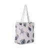 Womens Woven Seashore Drawing Pattern Fashion Beach Bag FSB190