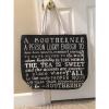 New Mud Pie Southerner Jute Tote Shopper Beach Bag