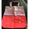 Victoria&#039;s Secret Extra Large Pink Beach Bag Tote With Pockets NIP