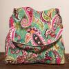 Vera Bradley Tutti Frutti Sweet Treat Tote Shoulder Bag &amp; Matching Sun Beach Hat