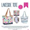 Thirty One Lakeside Tote in Brush Strokes - **NIP** New Spring beach bag