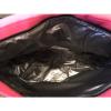 Victoria&#039;s Secret Beach Insulated Neoprene Cooler Tote Bag Pink/Black EUC