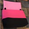 Victoria&#039;s Secret Beach Insulated Neoprene Cooler Tote Bag Pink/Black EUC