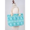 Women Beach Fashion Handbag Shoulder Elephant CANVAS Large Day Tote Shopping Bag