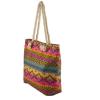 Lux Accessories Multicoloured Tribal Aztec Navajo Printed Summer Beach Tote Bag