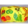 LQQK Beautiful GOLDEN SANDS Fruit Canvas Beach Tote Shopping Bag Yellow