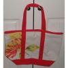 Bass Small Orange Flower Beach Bag Purse NWT