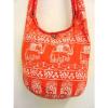 F7 BAG SLING SHOULDER GYPSY ADVENTURE BEACH HOBO BOHO ORANGE ELEPHANT YOGA MONK