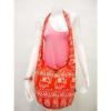 F7 BAG SLING SHOULDER GYPSY ADVENTURE BEACH HOBO BOHO ORANGE ELEPHANT YOGA MONK