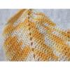 Yellows White Crochet Market, Beach Bag Tote Carry All - New - Handmade Cotton