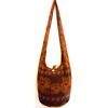 F12 BAG SLING SHOULDER CROSSBODY BEACH HOBO UNISEX SMALL PEACOCK BROWN FREE TRIP