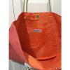 India Boutique Tote Beach Bag Orange Metallic Color