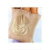 Victoria&#039;s Secret Summer Bling Glitter Canvas Gold Beach Bag Tote Studded