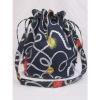 Monet Bucket Tote Nautical Theme Water Resistant Liner Beach Bag Drawstring