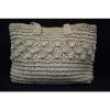 BARGANZA Friends Of Nature, Large Beach TOTE Bag, Maize Crochet, Beige Color