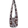 LIZARD HEART HOBO BROWN SHOULDER BAG SUMMER BEACH SLING YOGA THAI SMALL BOHO NEW