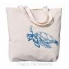 Canvas Tote Bags for Women - Beach Travel Market Shopping Handbag - Turtle NEW