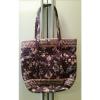 VERA BRADLEY RETIRED BEAUTIFUL LARGE HEATHER 1990 TOTE SHOPPER DIAPER BEACH BAG