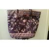 VERA BRADLEY RETIRED BEAUTIFUL LARGE HEATHER 1990 TOTE SHOPPER DIAPER BEACH BAG