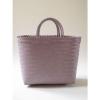 Lilac and White Handwoven Tote, Beach, Market Bag Madewell, Steven Alan