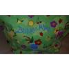 Large Beach Bag Green Bahamas Momma Canvas Shopping Tote Waterproof NWT