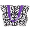 SILVERHOOKS NEW Womens Damask Traveler Beach Tote Shoulder Shopper Bag