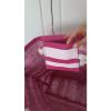 NWT Pink Striped Beach City Bag