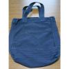 AERO Aeropostale Tote Bag Canvas  Blue Large Handbag Books Shopping Beach