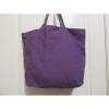 Vera Wang tote bag beach overnight bag Purple Canvas sequins